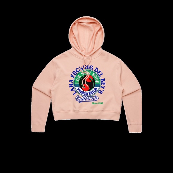 Lana Del Rey Cropped Hoodie - Picture 1 of 4